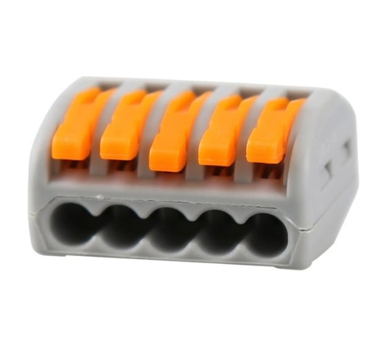 Клеммник Fibox  5 конт. зажимной электромонт., шаг 4.6 мм пров. до 2.5 кв.мм PCT-215 Т03753823