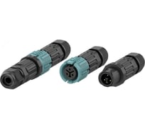 Муфта Fibox 3 конт."вил.-гн." IP68, д2-х каб. пр. 1.5 кв.мм, 2.5 - 4.5 мм, винт. черн. EW-M15MF-03X01 Т03761124