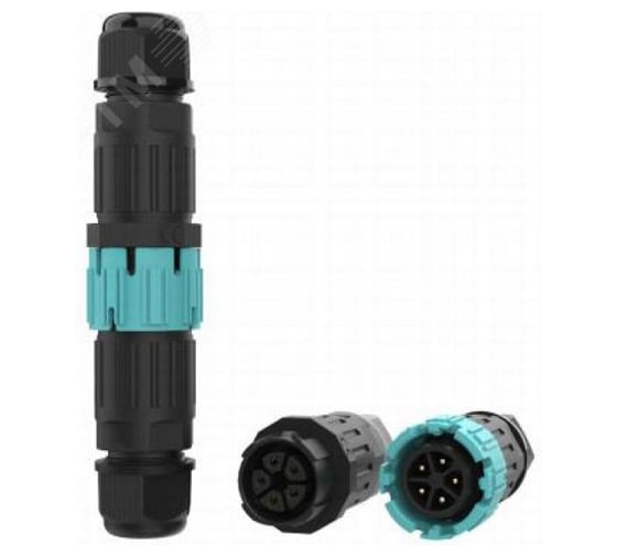 Муфта Fibox 5 конт. "вил.-гн." IP68, д2-х каб. пр. 1.5 кв.мм, 7 - 10 мм, винт. черн. EW-M19MF-05X01 Т03756352