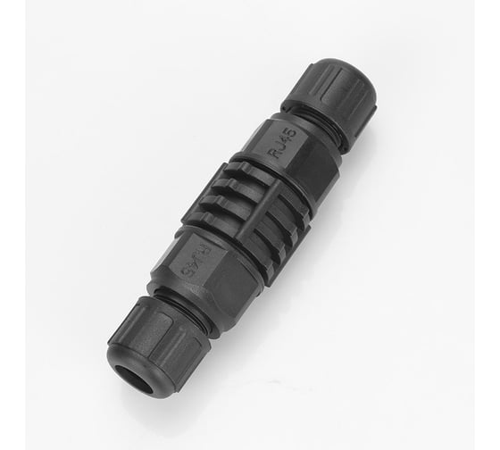 Муфта Fibox RJ-45 IP67 переходник RJ-45 "гн.-гн.", д2-х каб. "вит. пара" черн. PC EW-RJ45-08301 Т03753813