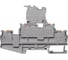 Клемма двухъярусная для установки предохранителя CONTA CPT 4/2/2 HESILED 24V-20, (упак 20шт) 00-00014076 2