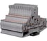 Клемма двухъярусная для установки предохранителя CONTA CPT 4/2/2 HESILED 24V-20, (упак 20шт) 00-00014076 3