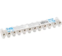 Клеммная колодка Smartbuy 12 секционная с этикеткой, 12 мм, 15А SBE-tb-15-12-rp
