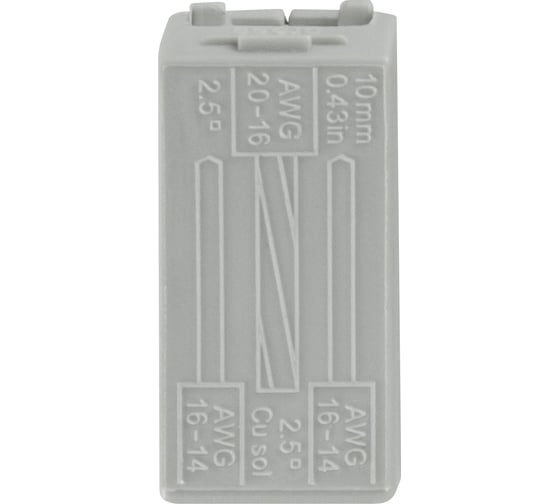 Клеммы для осветительного оборудования duwi CMK 224-112 1,0-2,5X2/0,5-2,5 мм2, 5 шт. 26735 5