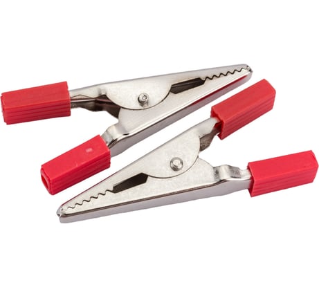 Зажим ОНЛАЙТ OAC-5A-52-R25 крокодил красный 5А упаковка 25шт 80851