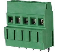 Клеммник Fibox 2 конт. шаг 5.00 мм, вертик. на плату H = 10.1 мм, зелен. изол. CM-127-5.0-2P Т03761654