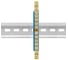 Шина N нулевая ЕТР (2шт) на DIN-изоляторе 8x12мм 14 отверстий синяя 68115-2 3