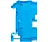 Клемма проходная EKF Push-in 4 мм2 синяя PIT-4-b 4