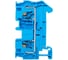 Клемма проходная EKF Push-in 4 мм2 синяя PIT-4-b 6