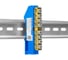 Шина N нулевая ЕТР (3шт) на DIN-изоляторе 8x12мм 8 отверстий синяя 68112-3 2
