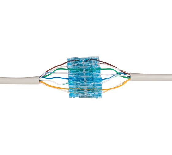 Скотчлок (скотч-лок) TWIST на 4 провода, жила 0.4-0.7 мм, 21-26 AWG, 100шт UCTP-4-IDC-TWCS/100