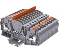 Клемма SUPU TP измерительная, Push-in, сеч.6мм2, сер.25шт TPME6-2-GY
