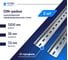 DIN-рейка оцинкованная перфорированная 1200мм 35х7,5, 2 шт. ЧЗЭО 4670544890168 ЦБ-00031160 2