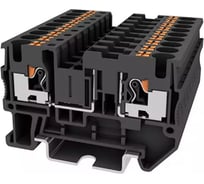 Клемма SUPU TP Push-in, с предохранителем, сечение 4кв2, черный 100шт TP4-FSI/F-BK