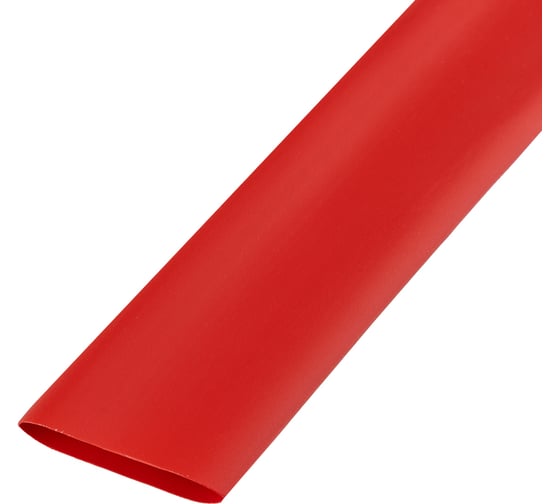 Трубка термоусаживаемая REXANT ТУТ-HF 2:1 20/10 красная 50 м 22-0004-1