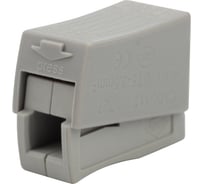 Строительно-монтажная клемма REXANT СМК 224-112 для светильника на 2 проводника (0,2-2,5)/(0,14-2,5) мм2, белая, 100 шт. 07-2411