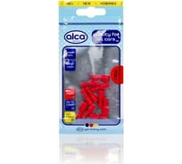 Плоские гнездовые наконечники Alca с изоляцией для подключения кабелей красные 5,6мм 10шт 630950