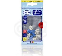 Плоские гнездовые наконечники Alca для подключения кабелей синие 9,0мм 10шт 640790