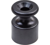 Изолятор BIRONI Черный пластиковый 100 штук в упаковке B1-551-23