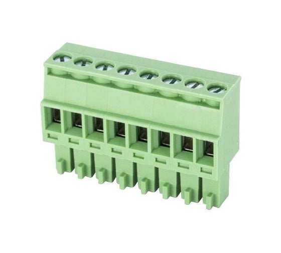 Клеммник Dinkle 8 контактов, гнездо EC350R-08P Т02230579 1