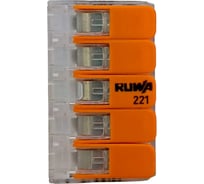 Клемма RUWA (10шт./уп.) (пакет) 221-415-10