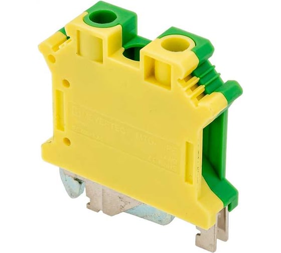 Клемма винтовая "Земля" MEYERTEC 6мм2 MTU-6PE W-00001403
