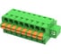 Клеммник push-in на плату SUPU 3.81мм,06 конт. с фланц.крепл. 50шт MC-RJ3.81H06P-K-0001 1