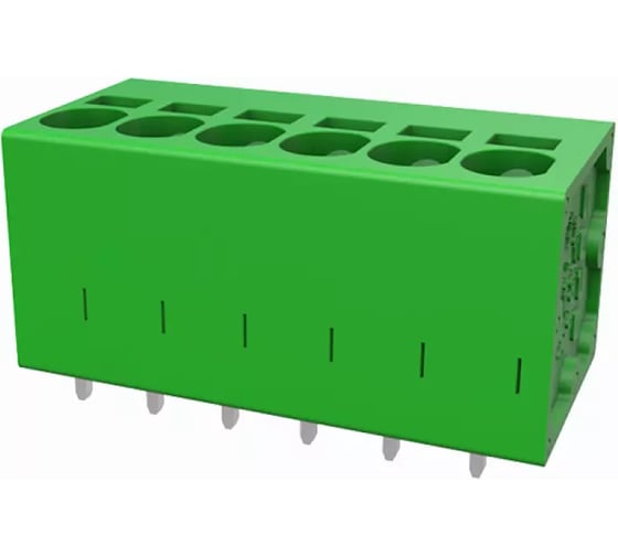 Клеммник пружинный SUPU на плату 5.0мм, 08 контактов (под пайку) MC-TC5.0V08P-0001