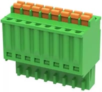 Клеммник SUPU push-in на плату 2.5мм, 12 контактов MC-RJ2.5H12P-0001