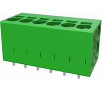 Клеммник пружинный SUPU на плату 5.0мм, 02 контакта (под пайку) MC-TC5.0V02P-0001