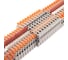 Клемма REXANT СМК 222-221D/222-2411 (аналог 222-4111D) проходная 1-полюсная на DIN-рейку (0,2-2,5 мм2) серая (60 шт./уп.) 07-5289 2