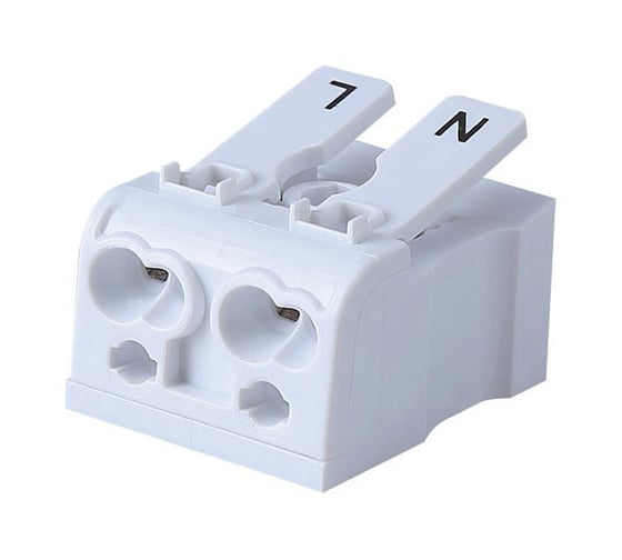 Клеммник 2 контакта Fibox зажимной Fucon CM-238-T-B-2P Т03765591