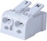 Клеммник 2 контакта Fibox зажимной Fucon CM-238-T-B-2P Т03765591 1