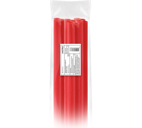 Термоусаживаемая трубка Smartbuy 6/3, красная, 1 метр SBE-HST-6-r