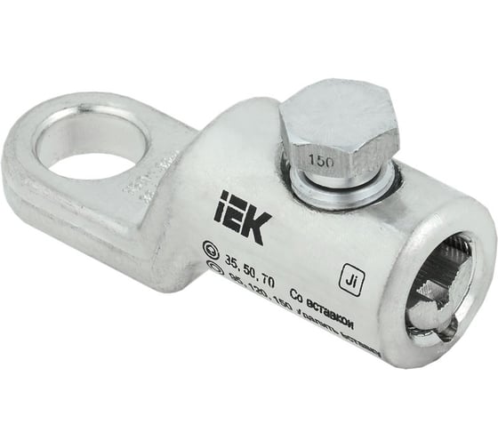 Наконечник болтовой луженый IEK НБЛ 35-150-16/1 35кВ UNB11-035-150-01-35-1