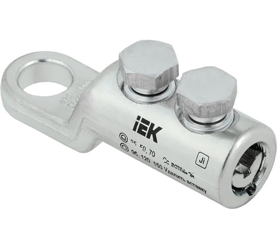 Наконечник болтовой луженый IEK НБЛ 35-150-16/2 35кВ UNB11-035-150-02-35-1