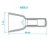 Концевые изолирующие заглушки под опрессовку Vell КИЗ-2, 200 шт 1396949 2