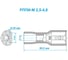 Разъемы плоские Vell полностью изолированные «мама», в ПВХ корпусе РППИ-М 2.5–(4.8), 500 шт 1396882 3