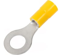 Кольцевой изолированный наконечник KLR KL-N-05508 с нейлоновой манжетой М8 Желтый НУ=100шт 3905508