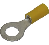 Кольцевой изолированный наконечник KLR KL-N-05508 с нейлоновой манжетой М8 Желтый НУ=100шт 3905508
