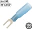 Наконечник TDM ELECTRIC НВИ-Т 2,5–4 вилка в термоусаживаемой манжете 100шт SQ0589-0104 2