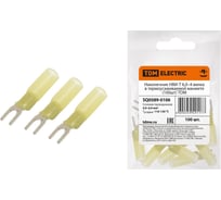 Наконечник TDM ELECTRIC НВИ-Т 6,0–4 вилка в термоусаживаемой манжете 100шт SQ0589-0106