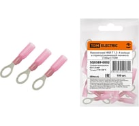 Наконечник TDM ELECTRIC НКИ-Т 1,5–4 кольцо в термоусаживаемой манжете 100шт SQ0589-0002