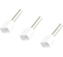 Штыревой втулочный наконечник TDM ELECTRIC изолированный, двойной НШвИ 2 0,75x10 20шт SQ0568-0048