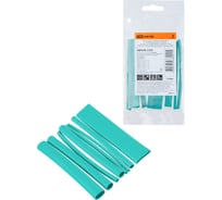 Набор трубок TDM ELECTRIC термоусаживаемых, клеевых Моноцвет-диапазон, зеленый SQ0548-2303