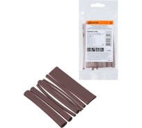 Набор трубок TDM ELECTRIC термоусаживаемых, клеевых Моноцвет-диапазон, коричневый SQ0548-2306