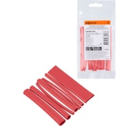 Набор трубок TDM ELECTRIC термоусаживаемых, клеевых Моноцвет-диапазон, красный SQ0548-2301