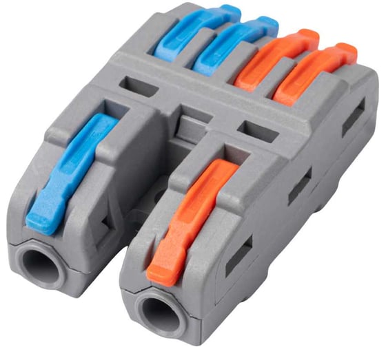 Клеммы строительно-монтажные проходные рычажные Jazzway CMK PTC-2P 4224 450V 32A 0,08-2,5(4,0) мм2 I 5074002