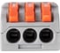 Клеммы строительно-монтажные проходные рычажные Jazzway CMK PTC-3P 4233 450V 32A 0,08-2,5(4,0) мм2 IP20 (упаковка 20 шт) 5073944 9