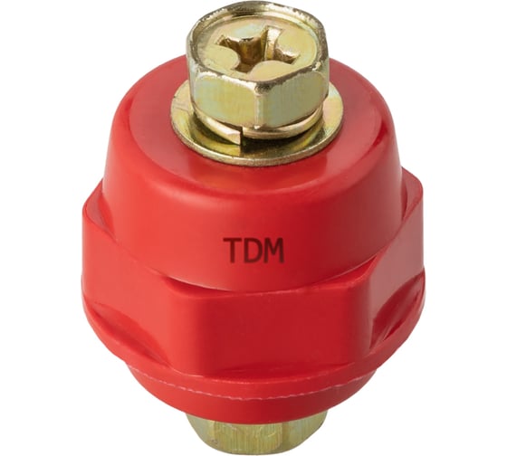 Силовой изолятор TDM ELECTRIC SM25 Н25хD27хМ8мм с болтом SQ0807-0045 1